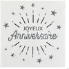 Image de Serviettes en papier x 10 - Anniversaire étincelant Argent