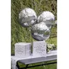 Image de Ballon aluminium rond 45 cm : Anniversaire étincelant Argent