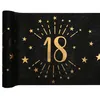 Image de CHEMIN DE TABLE INTISSÉ GE 18 ANS 30CMX5M NOIR