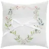 Image de Coussin dalliance - SANTEX - Romantique - 18x18cm - Blanc - Intérieur