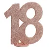 Image de CHIFFRE Anniversaire Vertical déco 18 pailleté Rose Gold