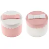 Image de Boîtes rondes - SANTEX - 6920-5 - 5 cm - Naturel et rose - Sachet de 4
