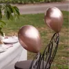Image de Ballon métal en latex de 30 cm en rose gold (x6) REF/7295