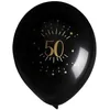 Image de Sachet de 8 ballons Age étincelant NOIR/or 50 ans