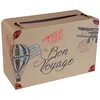 Image de Urne/tirelire - SANTEX - Bon Voyage - Valise carton 24x16x10 cm - Multicolore - Ouverture pour enveloppes