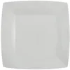 Image de 2 Lot de 10 Assiettes carrées en carton blanc de 290grs/m2 en 18cm REF/7407