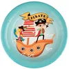 Image de 10 ASSIETTES CARTON COCO LE PIRATE 22.5CM BLEU- VAISSELLE DE FÊTE