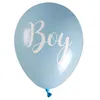 Image de 8 BALLONS LATEX BABY SHOWER BOY Ø23CM BLEU
