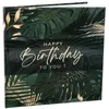 Image de 1 Livre dor anniversaire Jungle Tropicale Chic Happy Birthday 24cm REF/8541