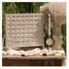 Image de 1 Cadre à voeux décoratif mariage en bois coeur 46.5cm (dont 56 ronds bois) REF/8543
