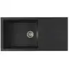 Image de Stradour evier a encastrer cube, en smc noir paillete - 06, 1 bac, dim. 100 * 50 cm, vidage manuel STR3660428007370