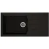 Image de Evier - Résine BMC - Noir - A encastrer - STRADOUR - Alineo 1GC - 100 x 50 cm