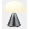 Image de Lexon Mina Lampe De Table Led Gris, Métallique
