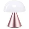 Image de Lampe De Bureau Lexon Mina M Batterie Rechargeable Led Rgb Rose Clair Abs