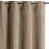 Image de Rideau Uni Elise En Coton 100% - Ficelle - 140 X 280 Cm