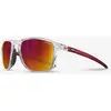 Image de Lunettes Julbo Compass cristal brillant avec verres miroir Spectron 3 rouge