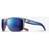 Image de Lunettes Julbo Renegade gris translucide brillant bleu avec verres Spectron 3 Polarized bleu