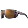 Image de Lunettes Julbo Shield noir translucide orange avec verres REACTIV Photochromic High Mountain