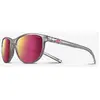 Image de Lunettes Julbo Idol gris translucide brillant rose avec verres Spectron 3 rouge enfant