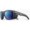 Image de Lunettes Julbo Shield M gris translucide mat bleu avec verres Spectron 3 bleu
