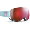 Image de Masque Julbo Shadow bleu clair avec lentille photochromique Reactiv 0-4 High Contrast rouge