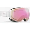 Image de Masque Julbo Shadow blanc avec verre photochromique Reactiv Performance High Contrast rose