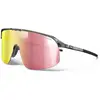 Image de Lunettes Julbo Density noir translucide avec lentille photochromique REACTIV 1-3 Light Amplifier rose