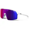 Image de Lunettes Julbo Intensity blanc bleu avec verre miroir Spectron HD 3 bleu