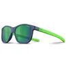 Image de Julbo Turn 2 - Lunettes de soleil enfant bleu foncé/vert - Protection UV Cat.3 monture plastique mixte