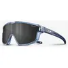 Image de Lunettes Julbo Fury Mini bleu translucide avec lentille miroir Spectron 3 gris enfant