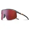 Image de Lunettes Julbo Density noir mat avec verres REACTIV Photochromic Performance 0-3 High Contrast rouge