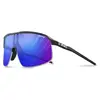 Image de Lunettes Julbo Density noir mat avec verres REACTIV Photochromic Performance 1-3 High Contrast bleu