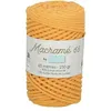 Image de Pelote macramé Coton naturel recylé Moutarde D3mm/65mètres