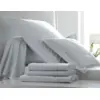 Image de Drap Housse 100% Coton Blanc Des Vosges 160x200 (2 Pers) Platine Coton Bdv