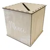 Image de Tirelire Merci EN BOIS 24cm