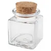 Image de POT VERRE FORME CARRÉ 4X6CM TRANSPARENT