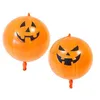 Image de 2 BALLONS LATEX IMPRIMÉS HALLOWEEN 44CM Orange Cuivre Mandarine