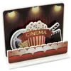 Image de Décoration - Non spécifié - Salle de cinéma - 12x10.5x5cm - Blanc - Mixte