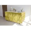 Image de JUPE DE TABLE MÉTALLISÉ 74CMX4.20CM OR