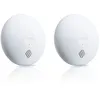 Image de SOMFY 1875324 - Lot de 2 détecteurs de fumée - Sirène 85dB - Compatible Home Alarm (Advanced Essential) et Somfy One (+)