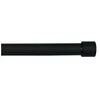 Image de LANCASTER - Kit Tringle à Rideau Extensible Ø19mm - 110 à 210 cm Noir mat