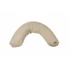 Image de BÉABA - Big Flopsy  - Coussin de grossesse et dallaitement - Fleur de coton® - 180 cm - Lin