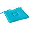 Image de Galette De Chaise Uni Effet Bachette - 40 X 40 Cm