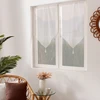 Image de Paire De Vitrages Pointes "basic" 60x90cm Blanc