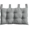 Image de Coussin Tête de Lit Uni Panama 70cm Gris Clair
