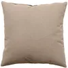 Image de Coussin déhoussable uni en coton Naturel 60x60 cm