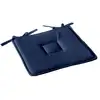 Image de Galette De Chaise Uni Effet Bachette - 40 X 40 Cm