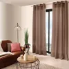 Image de Rideau - DECO STARS - Taupe - 140x240 cm -  illets argent - Occultant intérieur