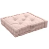 Image de Coussin De Sol Uni "panama" 50x50cm Vieux Rose