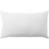 Image de Coussin Déco Uni "panama" 30x50cm Blanc